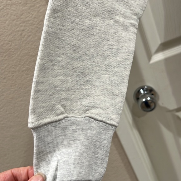 Market unisex hoodie heather grey size small men /woman medium - Picture 4 of 9